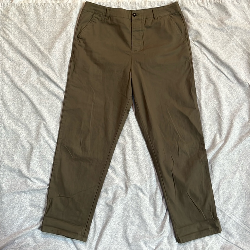Olive Green Chino Pants